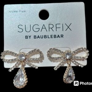 New In Package BaubleBar Elegant Bow Danglies